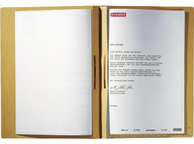 Leitz Pendelhefter Leitz Din A4 250g/m² Kaufmännische Heftung Amtsheftung Natronkartonnaturbraun