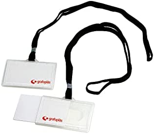 Grafoplás Injiziert Bleistifthalter + Schwarze Schnur 65x95mm Packung -50u-