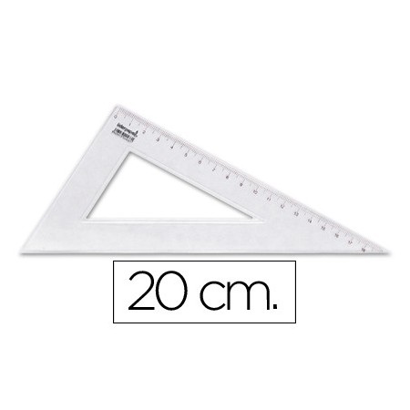 Cartabon Liderpapel 20 Cm Plastico Cristal (pack De 20 Uds.)