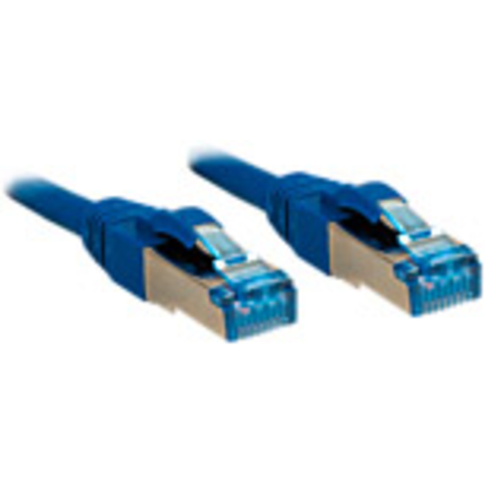 Lindy 47146 Rj45 Patchkabel Cat 6a S/ftp 0.50 M Blau 1 St.