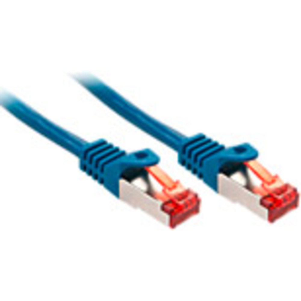 Lindy 47351 Rj45 Netzwerkkabel, Patchkabel Cat 6 S/ftp 0.50 M Blau 1 St.