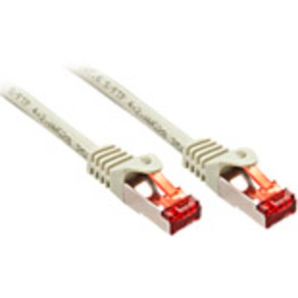 Lindy - 47340 Rj45 Netzwerkkabel, Patchkabel Cat 6 S/ftp 0.30 M Grau 1 St.