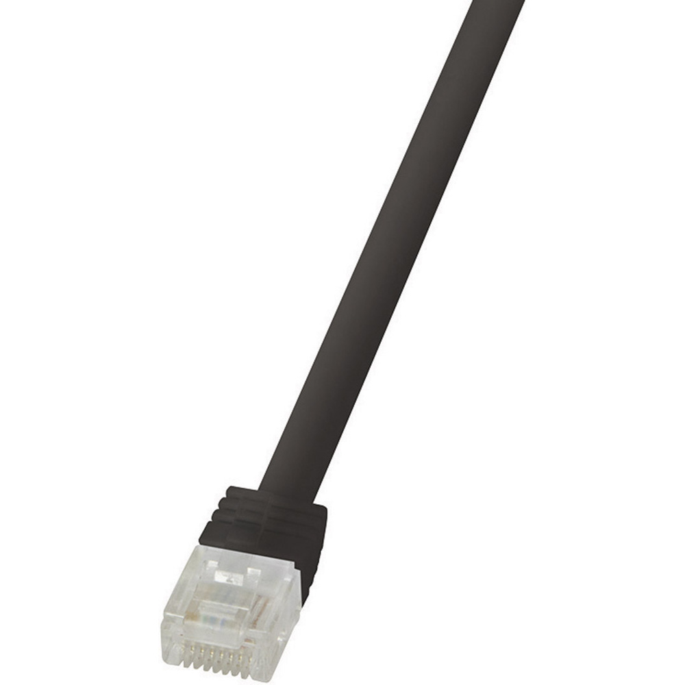 Logilink Cf2113u Rj45 Patchkabel Cat 6 U/utp 20.00 M Schwarz Hochflexibel 1 St.
