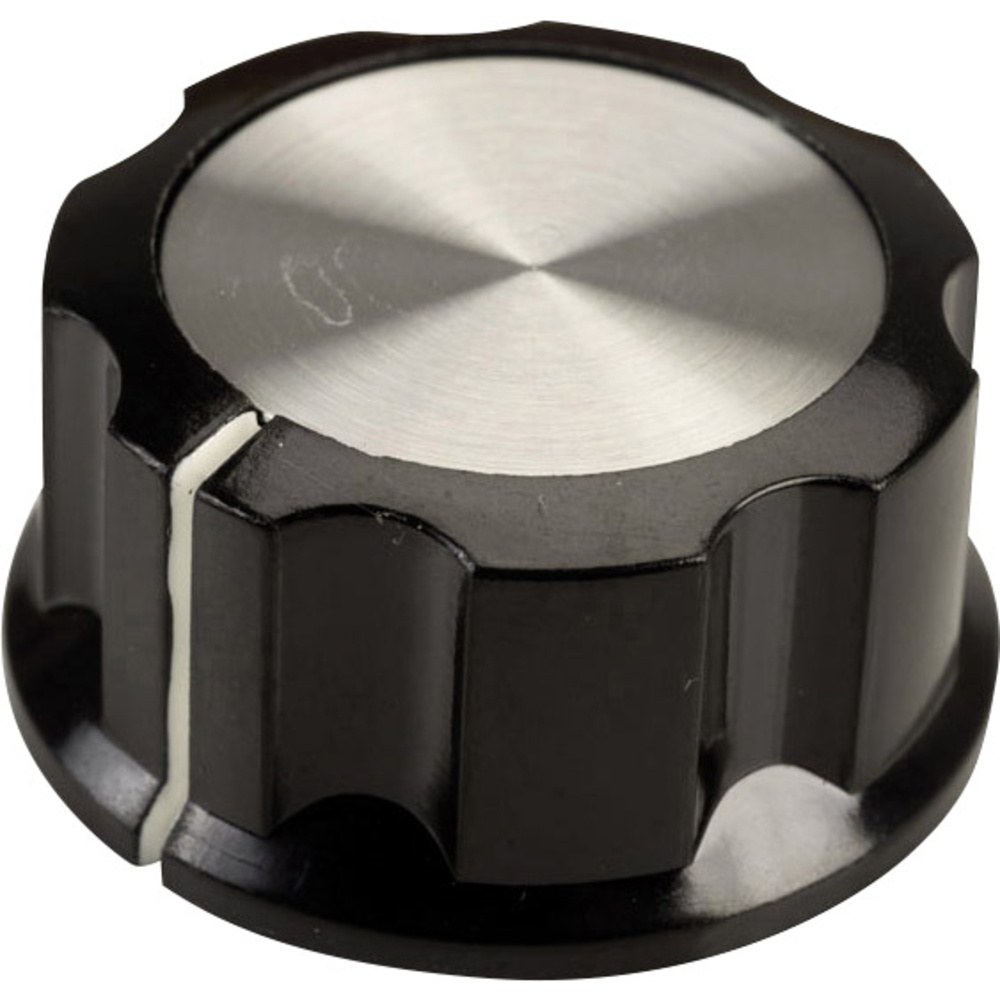 Sci - Rn-99c(6.4mm) Rn-99c(6.4mm) Drehknopf Schwarz, Weiß (ø X H) 33 Mm X 16 Mm 1 St.