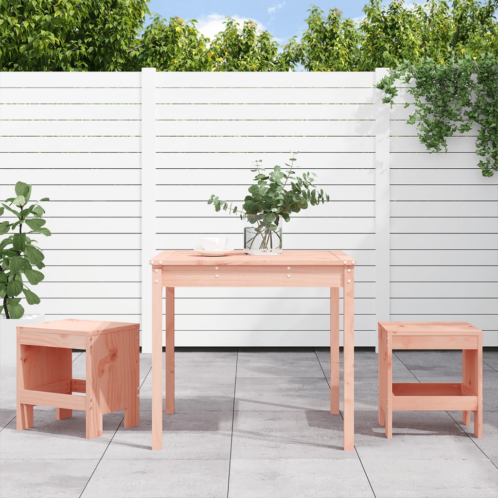 3-tlg. Garten-bistro-set Massivholz Douglasie Vidaxl