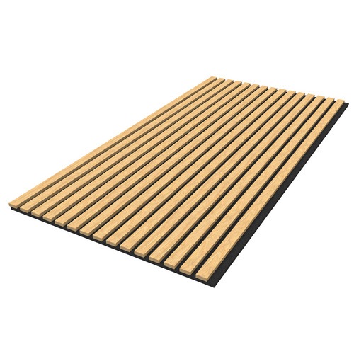 DEAL! Akustikpaneel, 2er-Pack, BxL: 60 x 120 cm, MDF, Eiche - braun