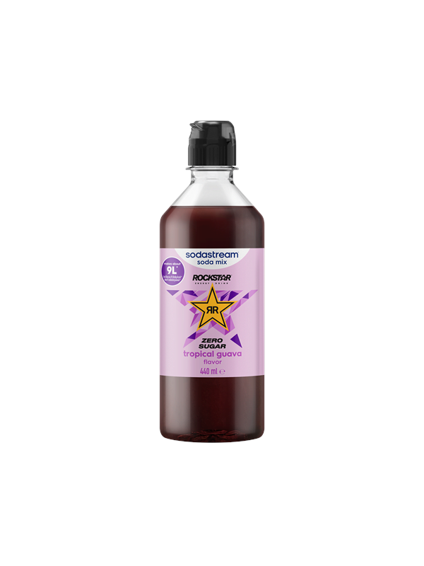 Sodastream Drink Mix Sirup Rockstar Energy Drink Guava Zero 440 ml