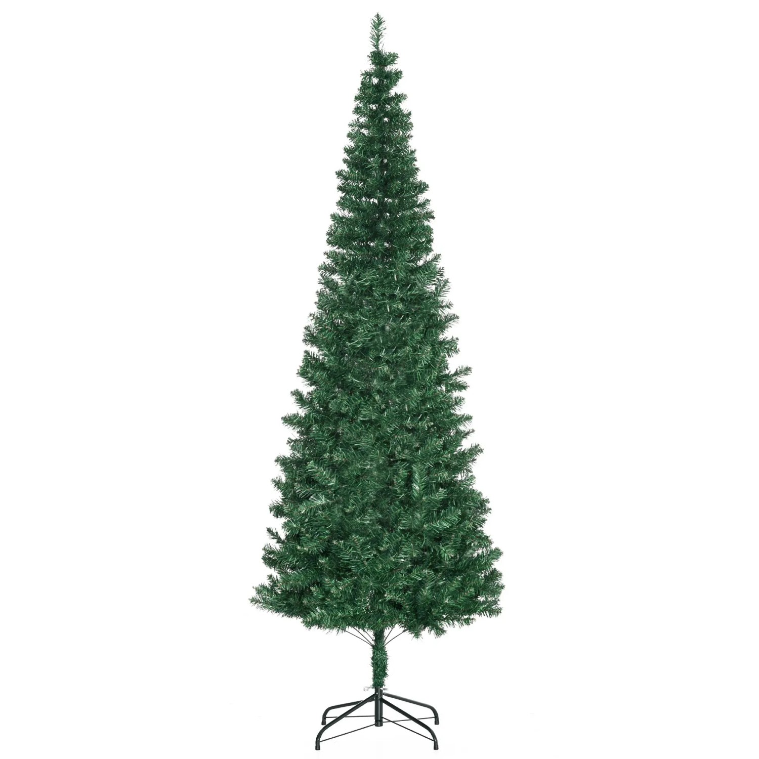 HOMCOM Weihnachtsbaum 2,1 m mit Ständer Kunsttanne 631 Äste