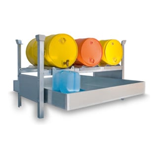 Säbu SAFE Einschubwannen-Komplettset 3x60, verzinkt