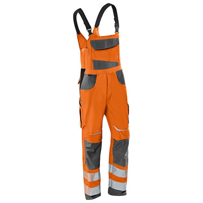 Kübler Latzhose REFLECTIQ PSA 2 warnorange/anthrazit Form 3207 Größe 31K