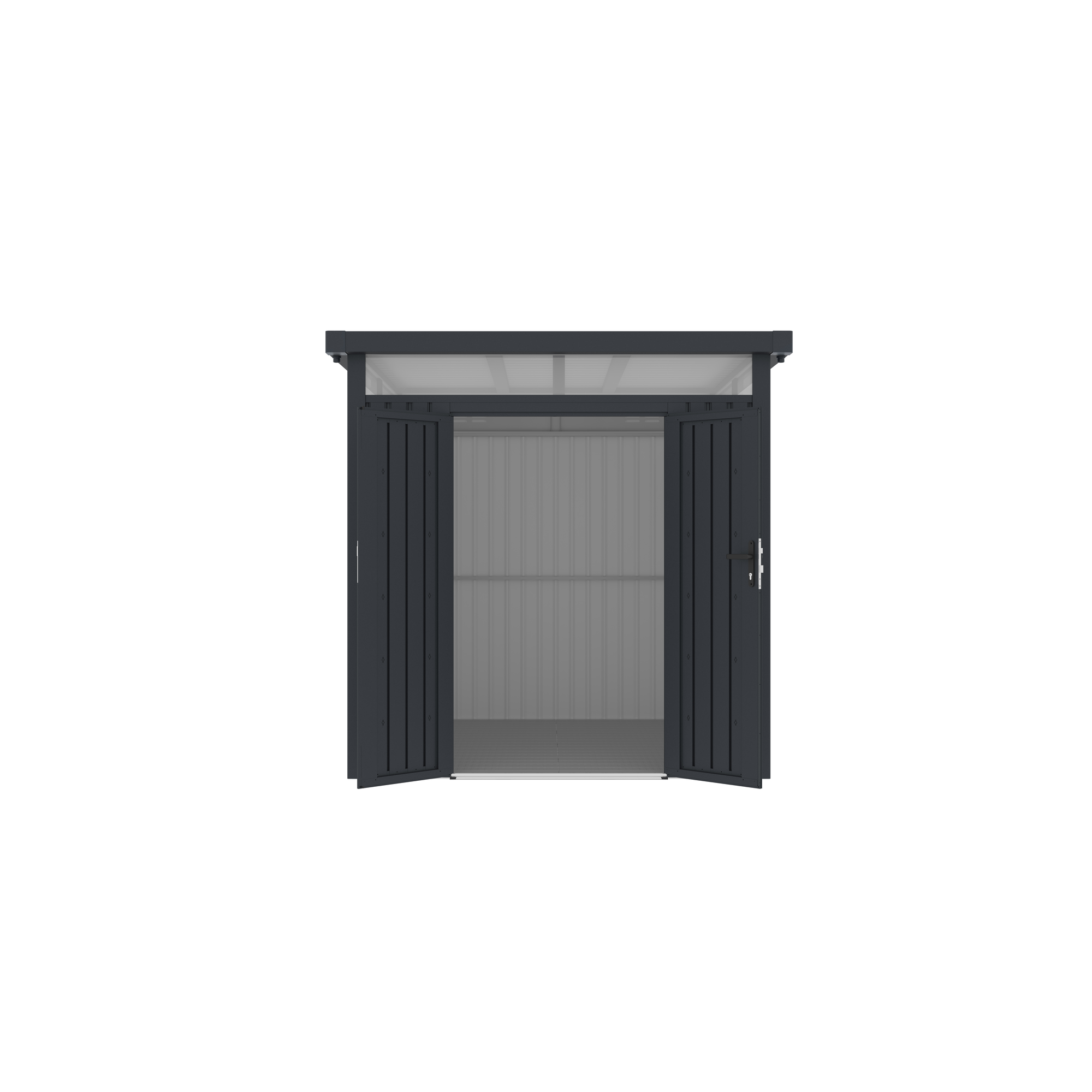 Plats Bodenplatte für Gerätehaus 'Tom' feuerverzinkter Stahl 204 x 204 cm Bild 2