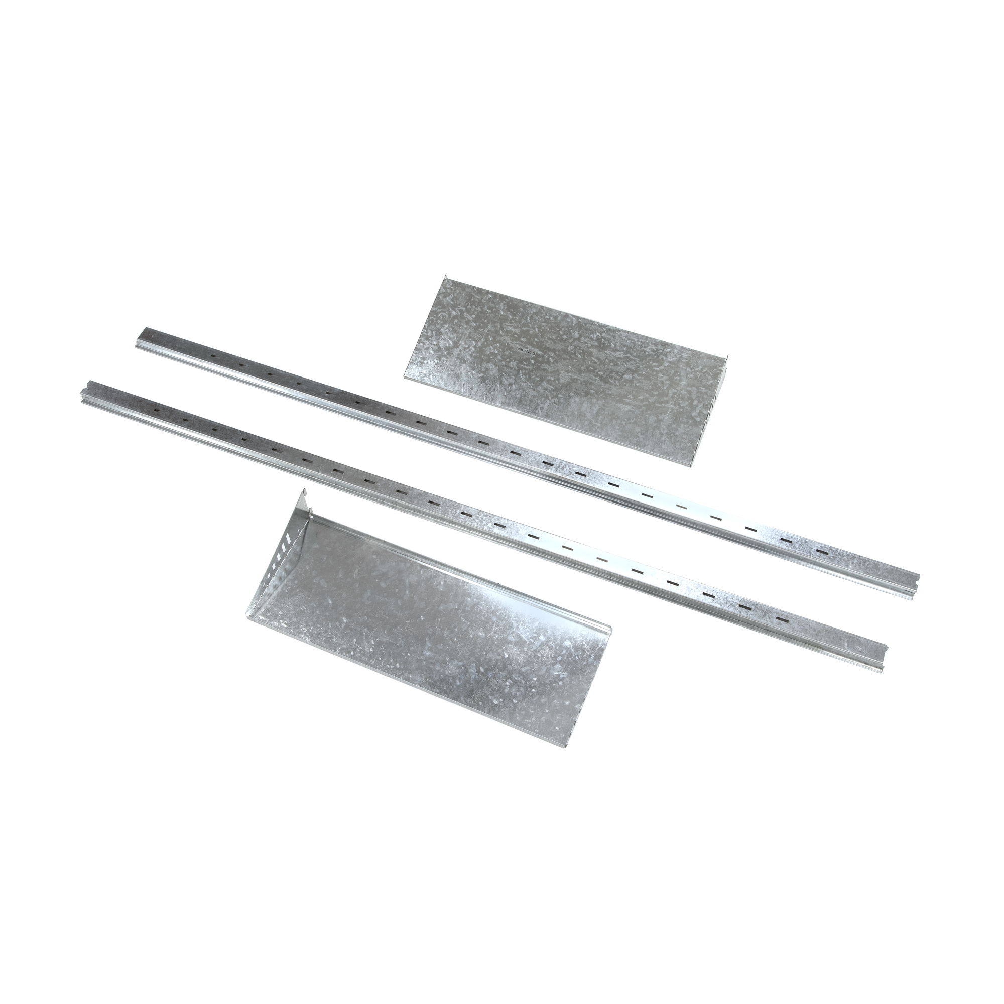Plats Regalsystem für Gerätehaus 'Tom' Metall silbern 69,5 x 170,5 x 26,5 cm