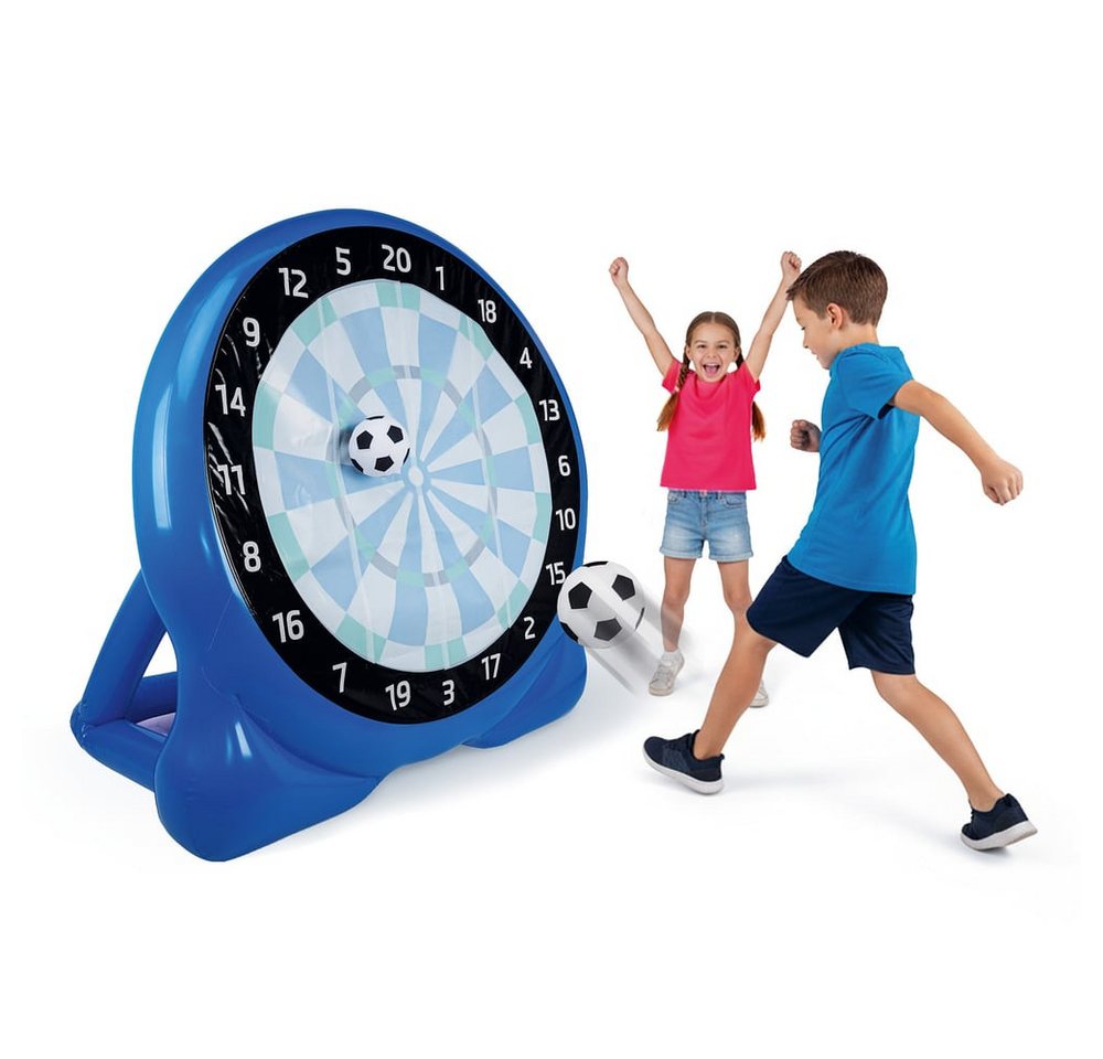 EASYmaxx Fußball-Dartscheibe aufblasbar 156cm blau