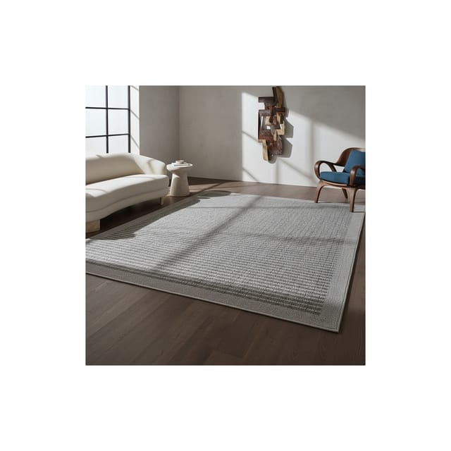 Outdoorteppich DAFNE, einfarbig, Grau, 200 x 290 cm