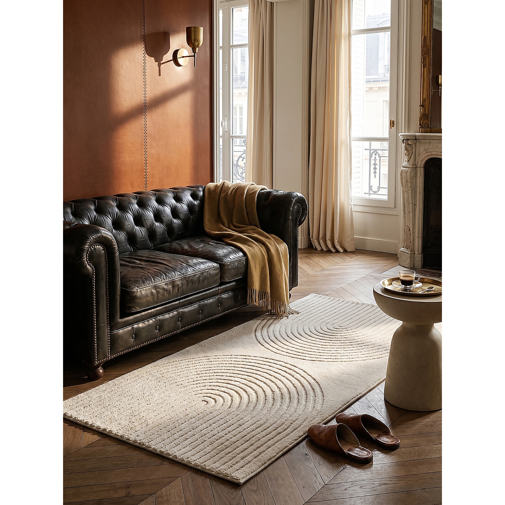 Läufer Kurzflor Creme 80x150 cm - MUOTA Kadima Design