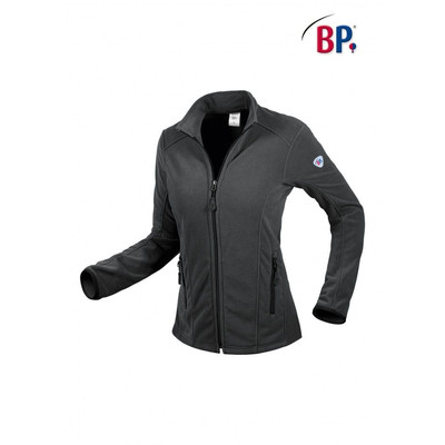 Damen-Fleecejacke 1693 641, anthrazit, Größe L