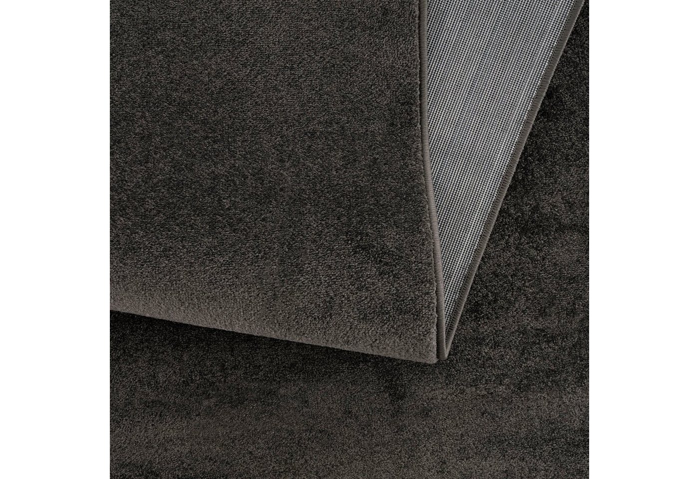 Sanat Teppich UNI, auch als Läufer und Rund, rechteckig, Höhe: 13 mm, robuster Kurzflorteppich, große Farbauswahl, Wohnzimmer, alle Räume