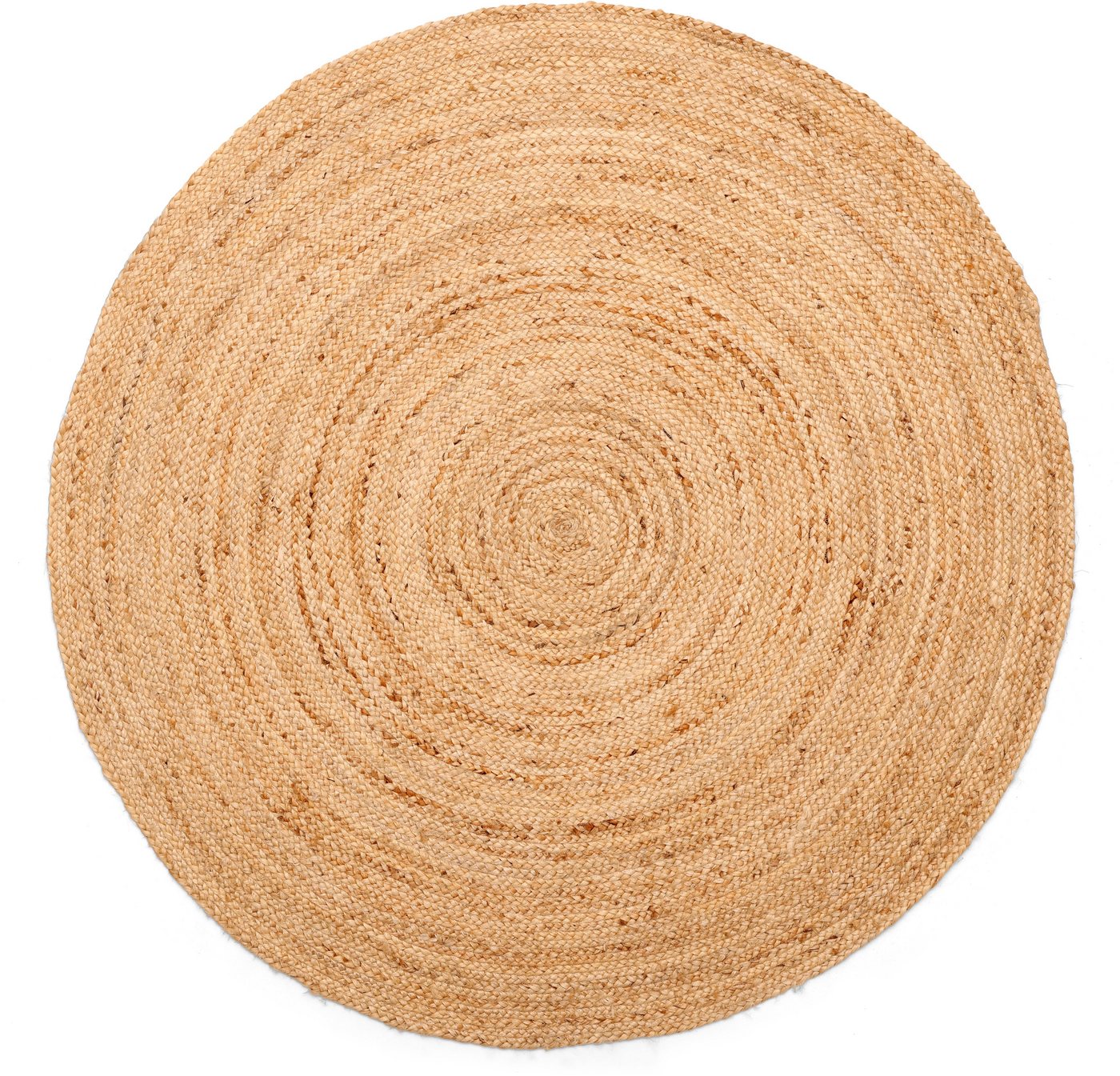 OTTO home Teppich Bjarka, Handwebteppich, rund, Höhe: 10 mm, meliert, 100% Jute, handgewebt, auch rechteckig erhältlich Bild 4