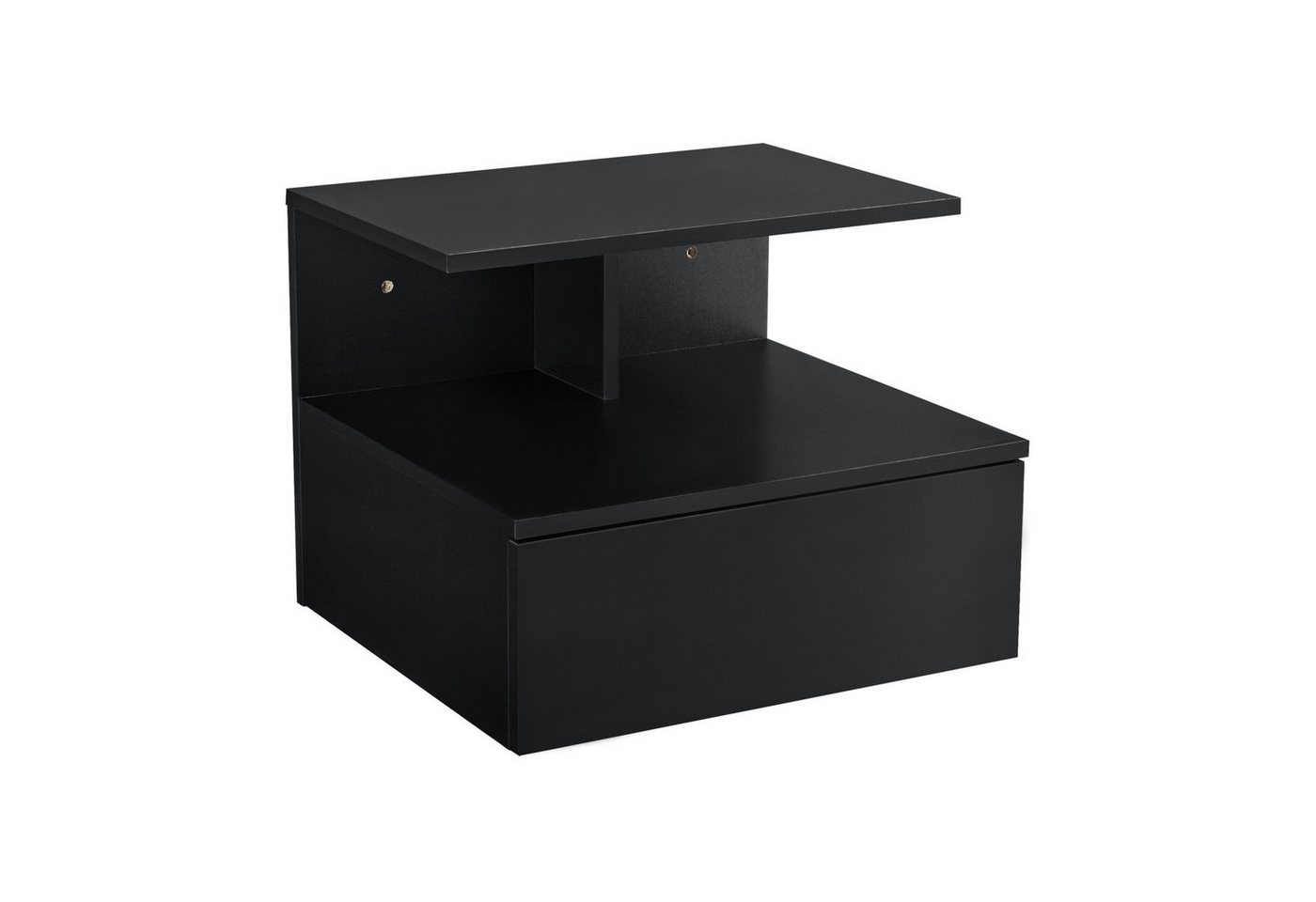 en.casa Wandboard, »Amberg« Nachttisch hängend 40x35x31 cm Schwarz Bild 4