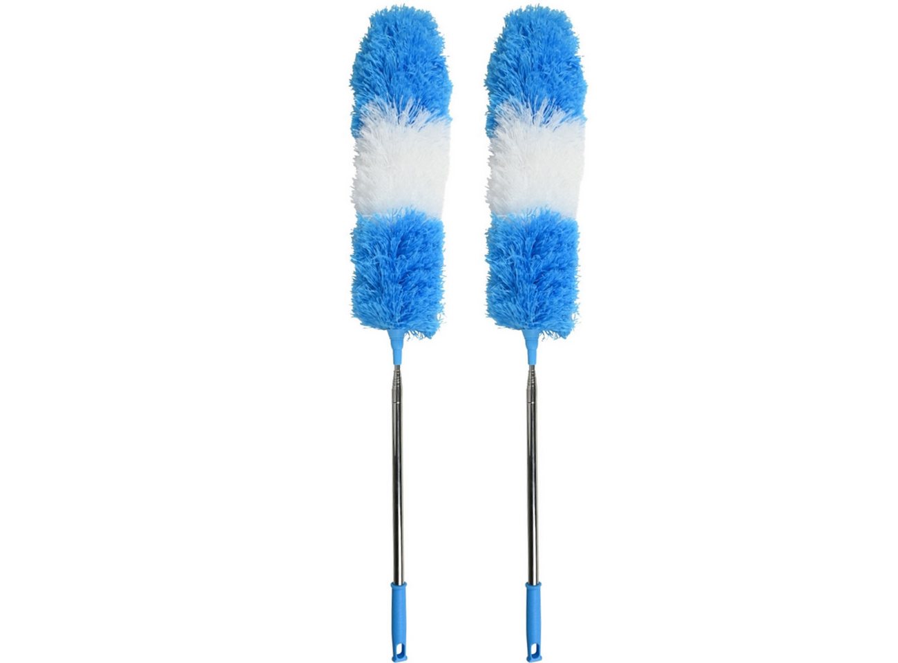 BENSON Staubwedel Flexibler Teleskop-Staubwedel 248 cm Ausziehbar Antistatisch Waschbar (2-St., 1er-Set & 2er-Set & 3er-Set), Ausziehbarer Staubwedel (78–248 cm) aus Edelstahl mit flexiblem Kopf Bild 5