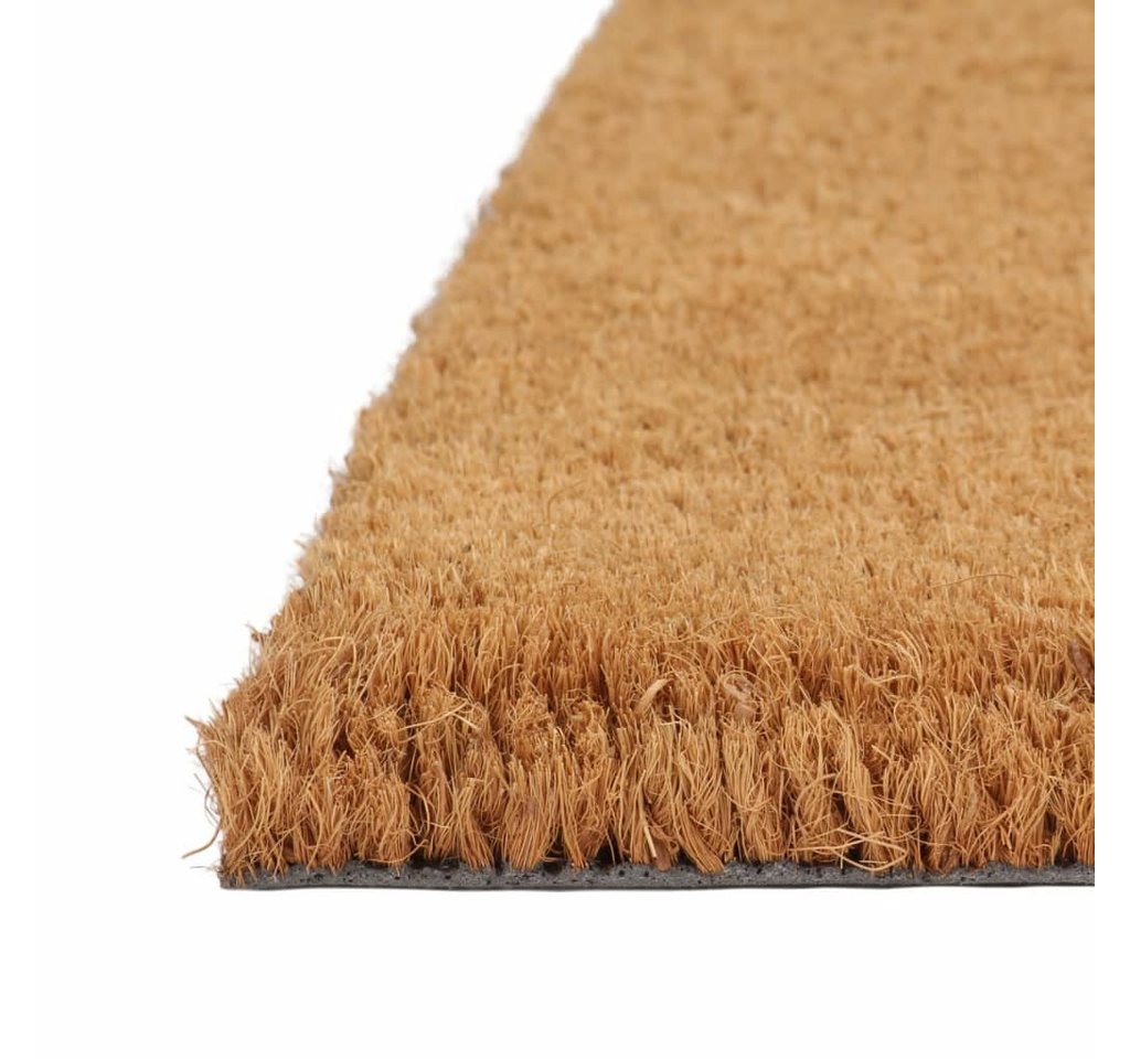 vidaXL Fußmatte Fußmatte Natur Halbrund 40x60 cm Kokosfaser Getuftet, Rechteckig, Höhe: 1.6 mm Bild 5