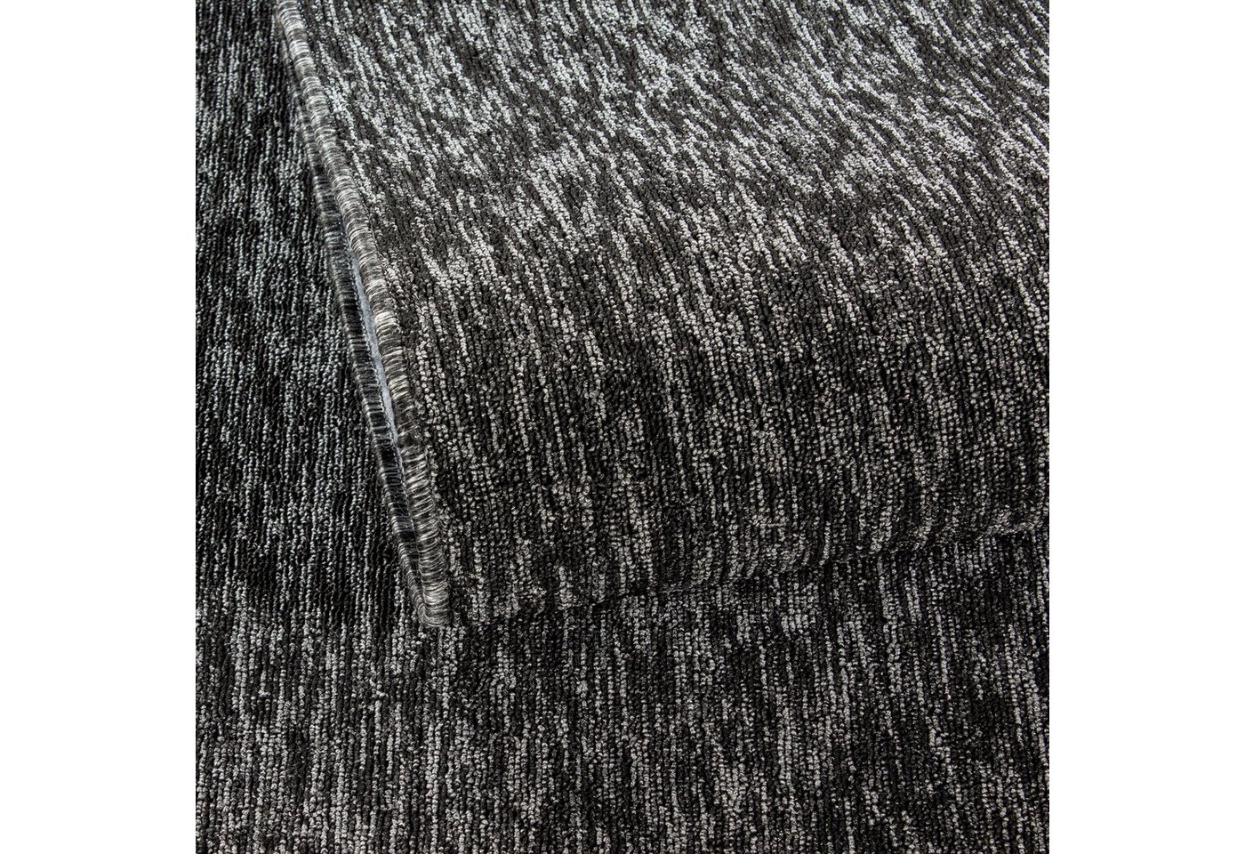 KADIMA DESIGN Teppich AMMER Wohnzimmer Schlafzimmer Waschbar Wohnzimmerteppich Esszimmer, Rechteckig, Höhe: 7 mm, Anthrazit, 60x100 cm, Strapazierfähig Waschbar