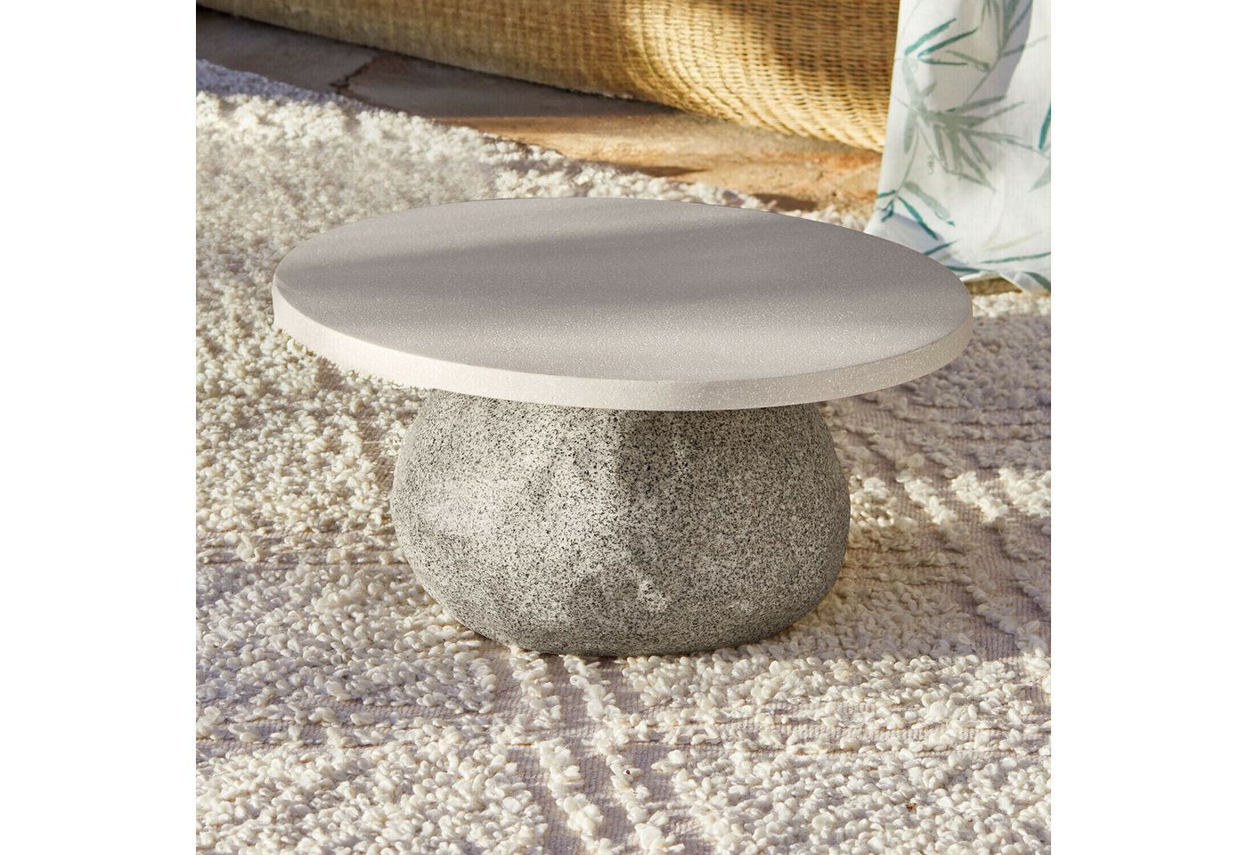 Mirabeau Gartentisch Couchtisch Orivana grau/beige Bild 5