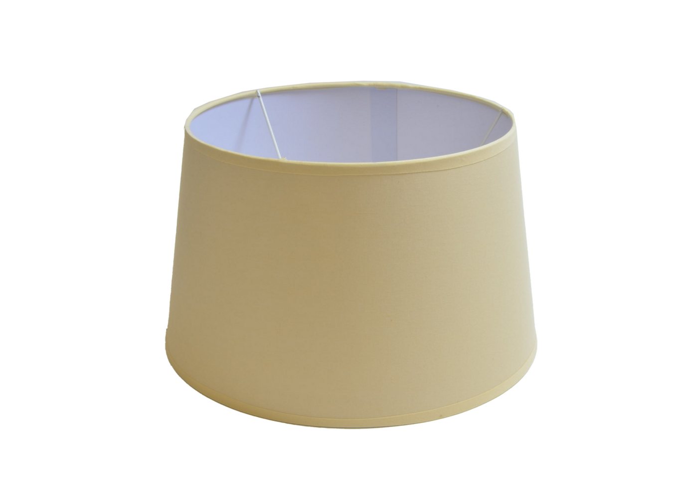 B&S Lampenschirm Lampenschirm rund aus Stoff H 18 x Ø 30 cm für Tisch - Stehlampen