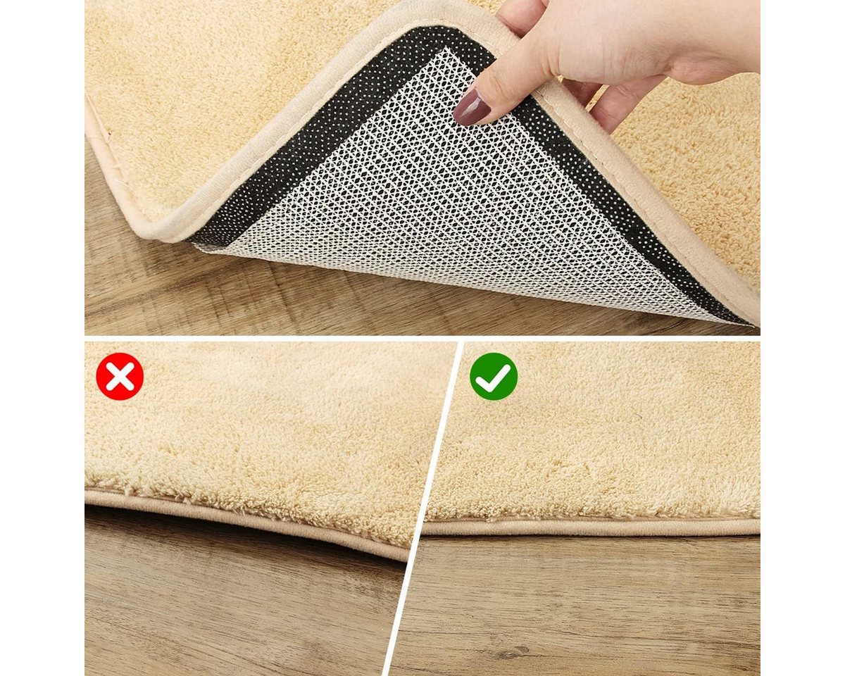 BlingBin Antirutsch Teppichunterlage Zuschneidbare universale Antirutschmatte 200 × 300 cm, (2er Set, 2-St., 200*300cm), rutschfeste Unterlage für Teppiche,Tischoberflächen und Autokofferraum Bild 5