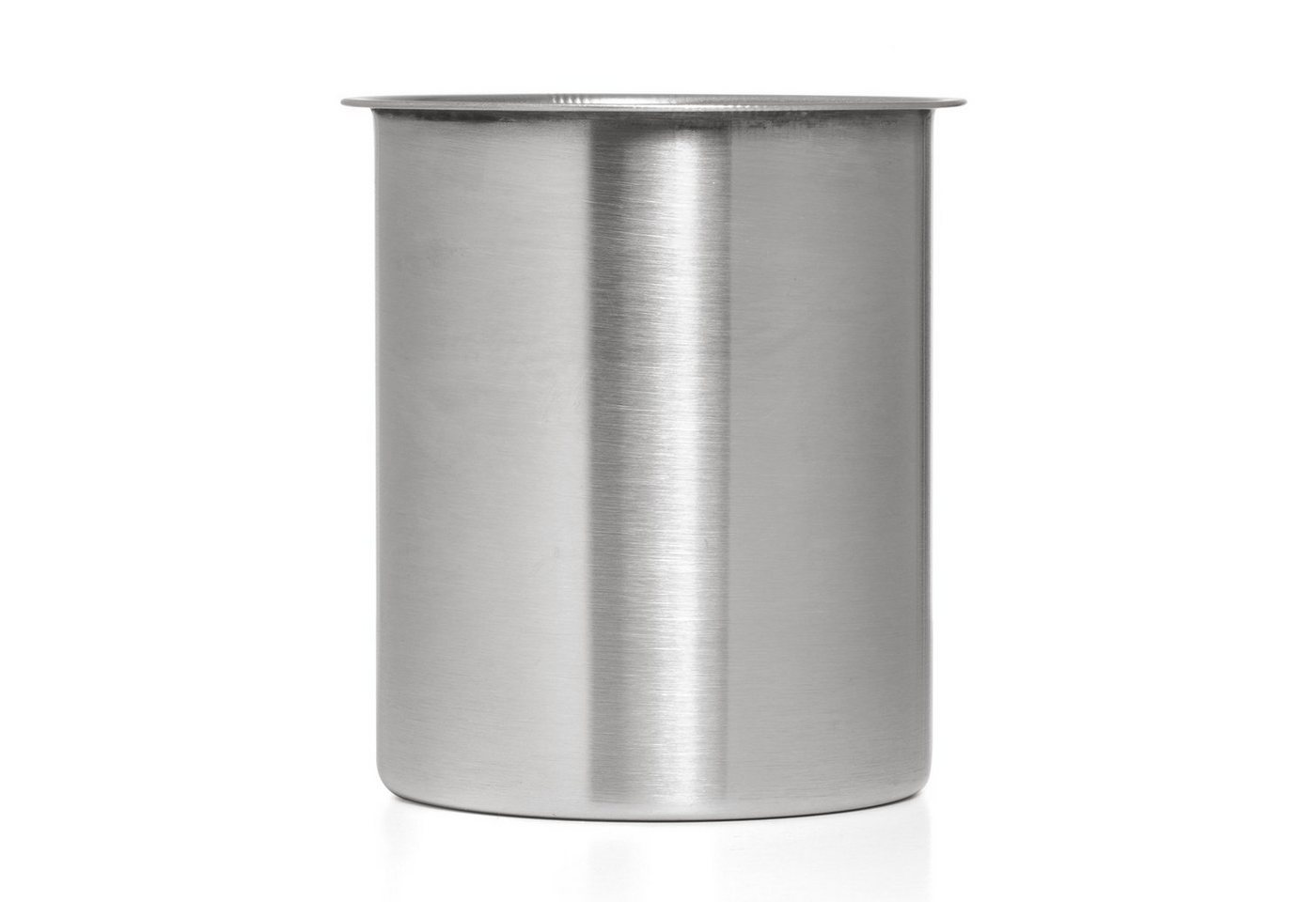 Moritz Dekokamin Edelstahl Dose 0,45 l NEU Bio Ethanol Dose 0,45 mit Wolle, Edelstahl, Standkamin Ethanolbrenner Glasfeuer Terrassenfeuer Kamin Bild 2