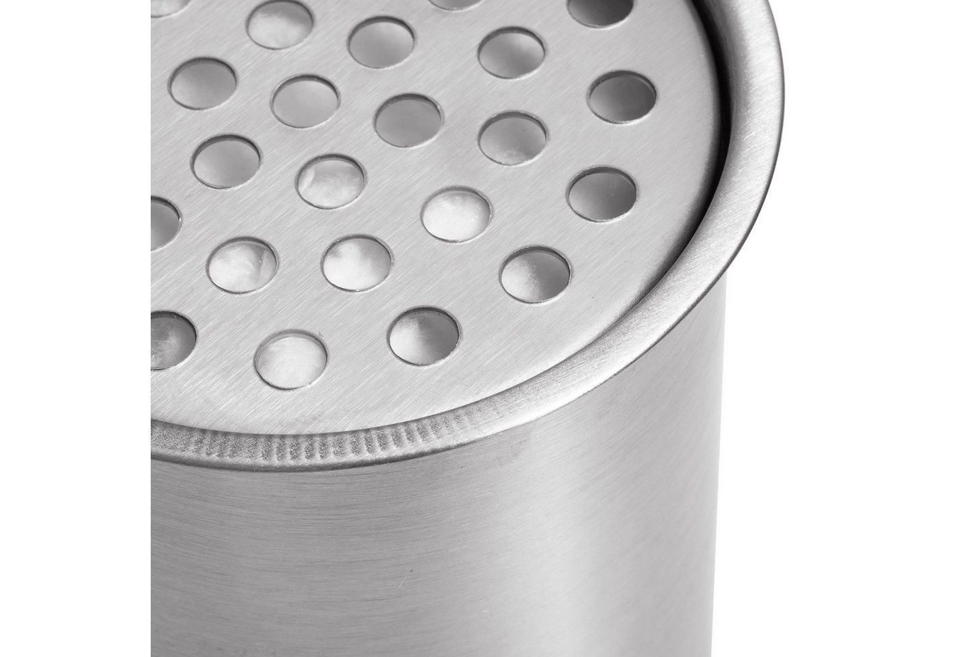 Moritz Dekokamin Edelstahl Dose 0,45 l NEU Bio Ethanol Dose 0,45 mit Wolle, Edelstahl, Standkamin Ethanolbrenner Glasfeuer Terrassenfeuer Kamin Bild 4