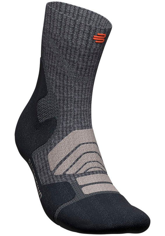 Bauerfeind Sportsocken Outdoor Merino Mid Cut Socks mit hohem Anteil an Merinowolle, atmungsaktiv, wärmend Bild 5