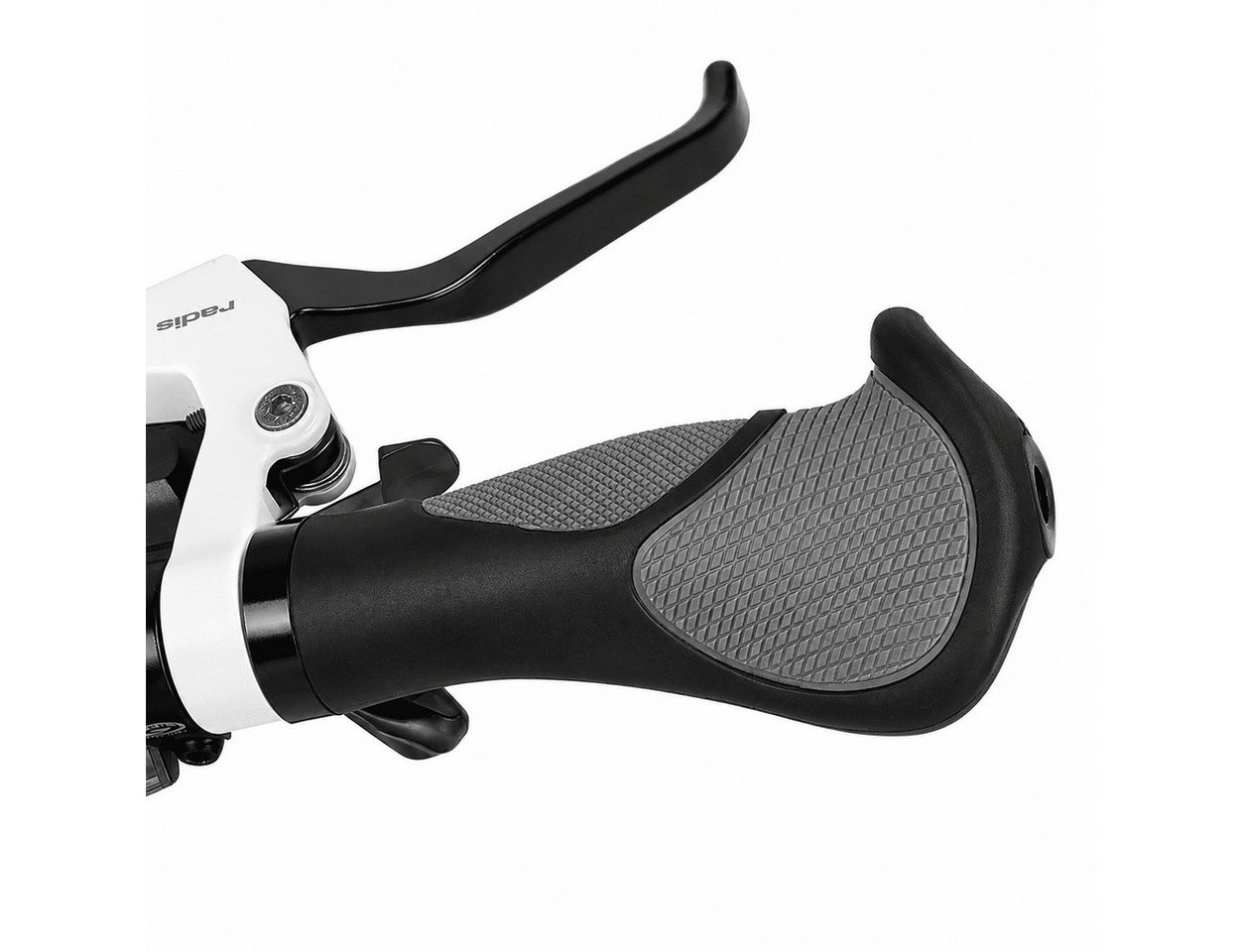 MidGard Fahrradlenkergriff Lenkergriffe f. E-Bike Fahrradgriffe Fahrrad-Griffe f. MTB Gummigriffe (2-St)