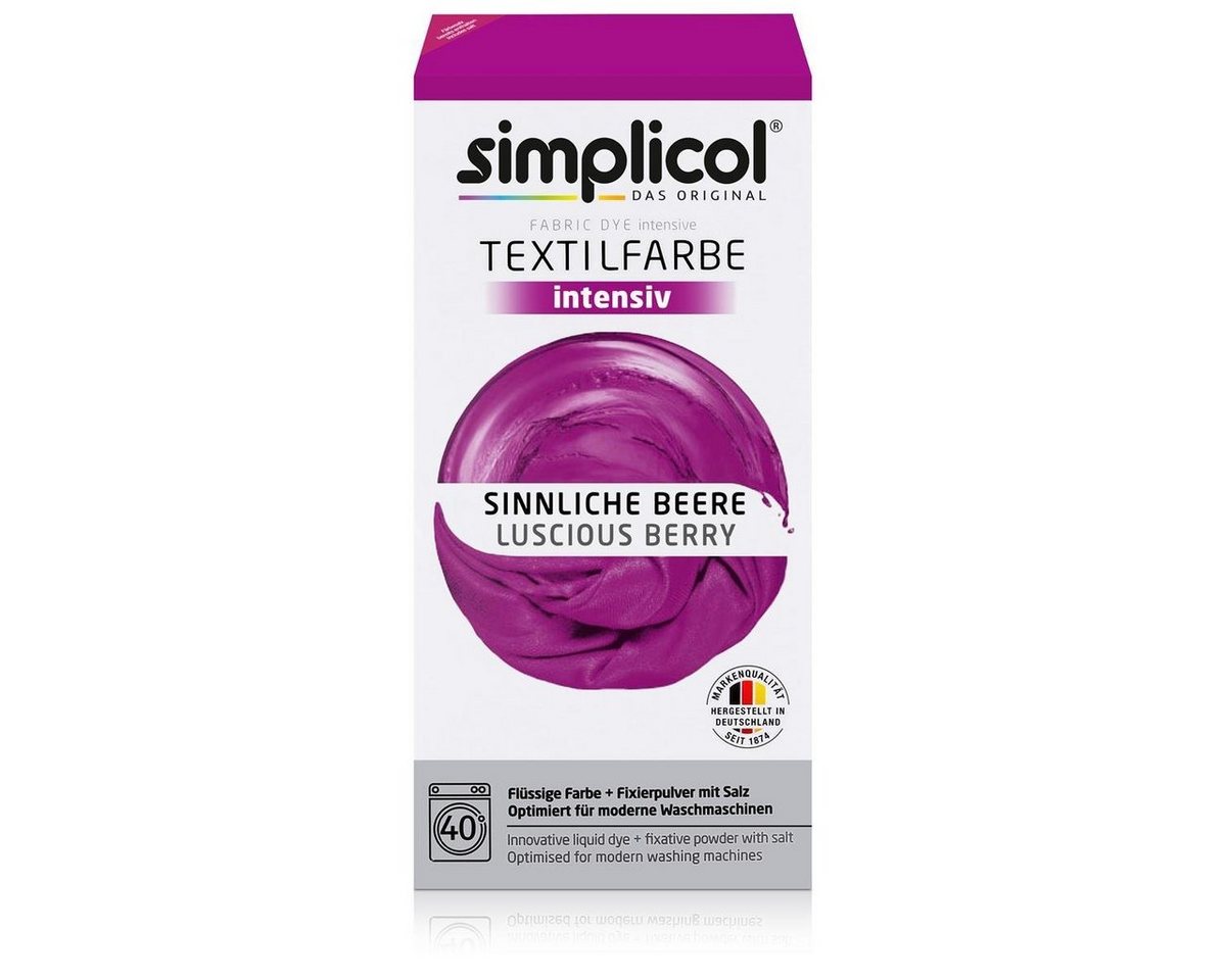 simplicol Textilfarbe Simplicol Textilfarbe intensiv Sinnliche-Beere - Einfaches Färben (1er Bild 3