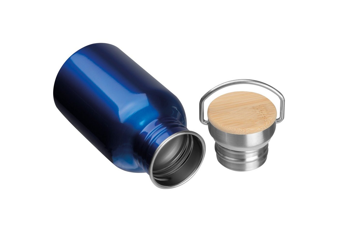 Easy Gifts Trinkflasche Trinkflasche / aus Edelstahl / 300ml / Farbe: blau Bild 2