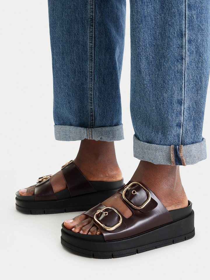 DeeZee Deezee Damen Flip-Flops Burgund DeeZee-CEO HY62273-2 Burgund Badepantolette Bild 5
