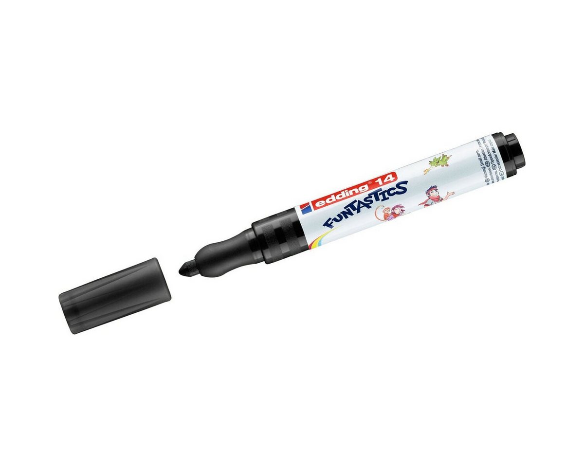 edding Filzstift Fasermaler edding 14 Funtastics ca. 3mm schwarz Bild 2