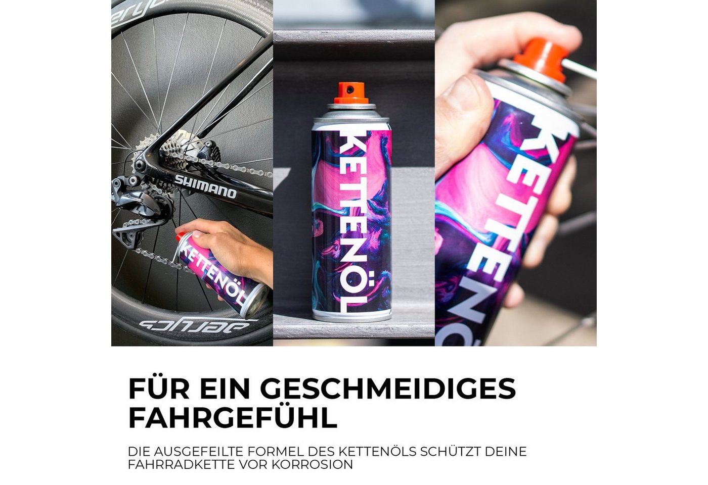 URBAN ZWEIRAD Fahrradketten Kettenöl Basic Fahrrad Kettenöl, 200 und 400 ml Fahrradpflege Bild 4