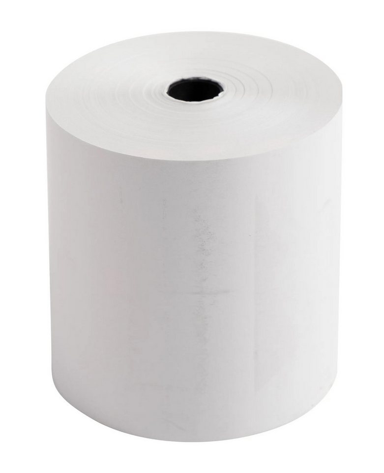 EXACOMPTA Endlospapier 30x Thermorolle Kasse 1-lagig 55g 80x80mmm BPA-frei Weiß 43706SE, Kassenrollen Bild 2