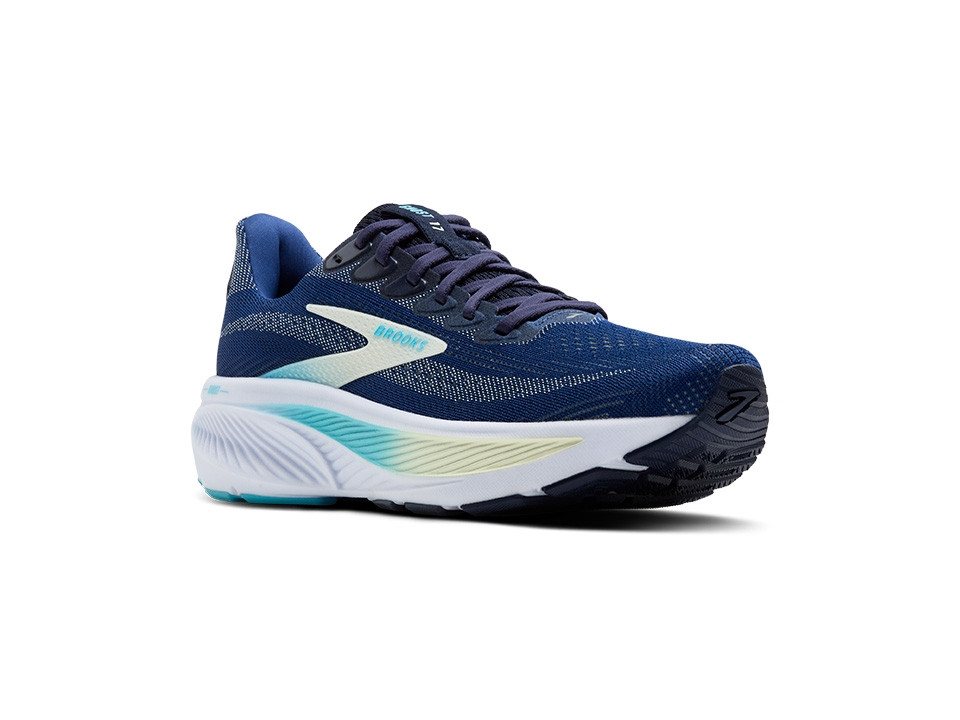 Brooks Ghost 17 Damen Laufschuh Narrow (2A) Navy/Green/Turquoise Laufschuh