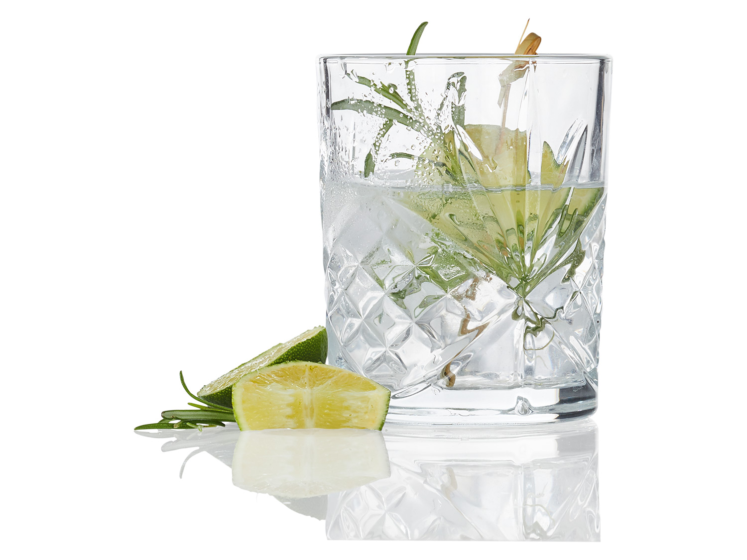 ERNESTO® Kristall-Whiskey- /Longdrinkgläser, 4er-Set (Whiskeyglas)