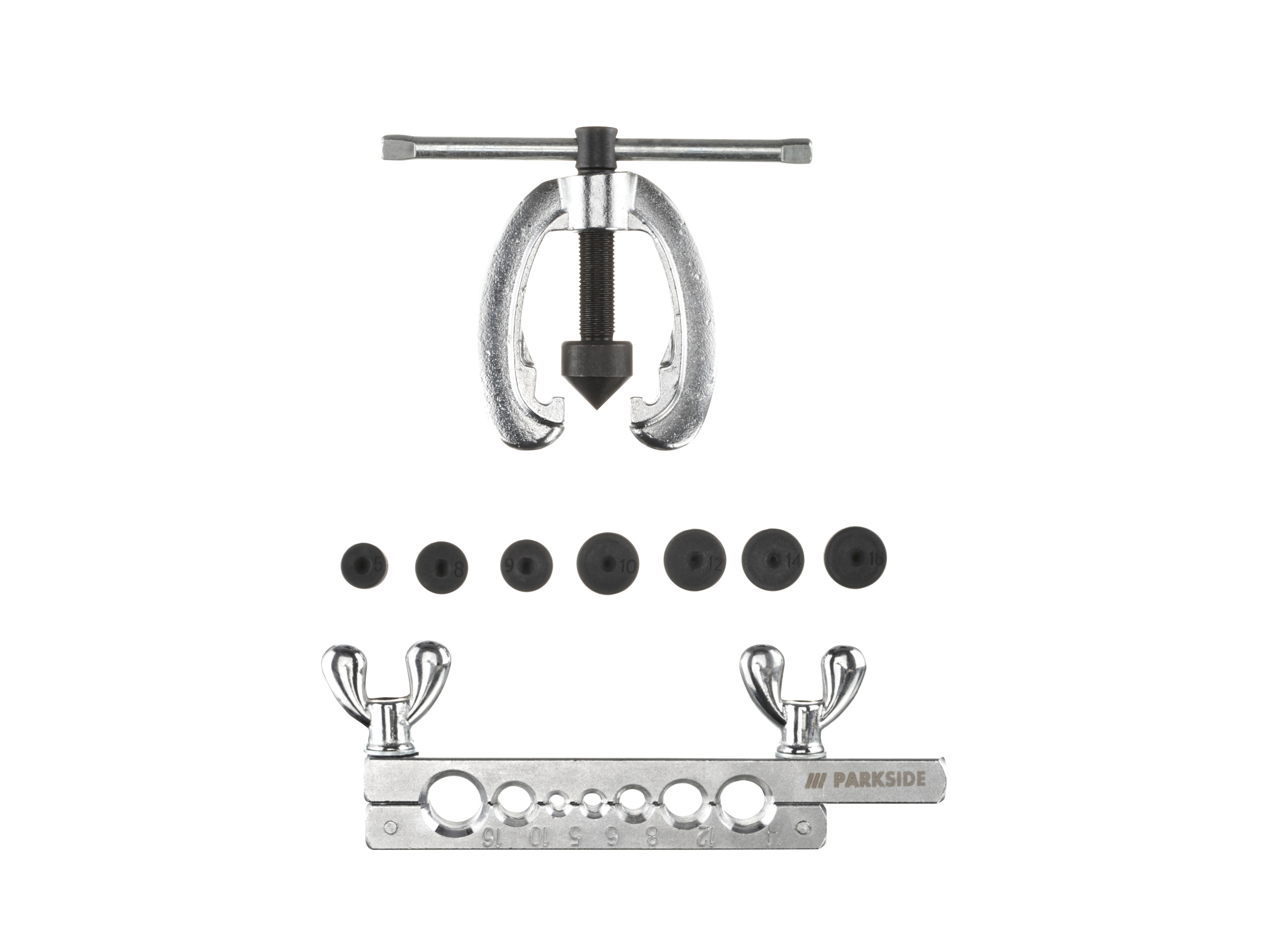 PARKSIDE® Rohrschneider PVC, Rohrschneider Kupfer, Rohrbiegezange, Doppel-Bördelwerkzeug-Set (Doppelbördel Set)