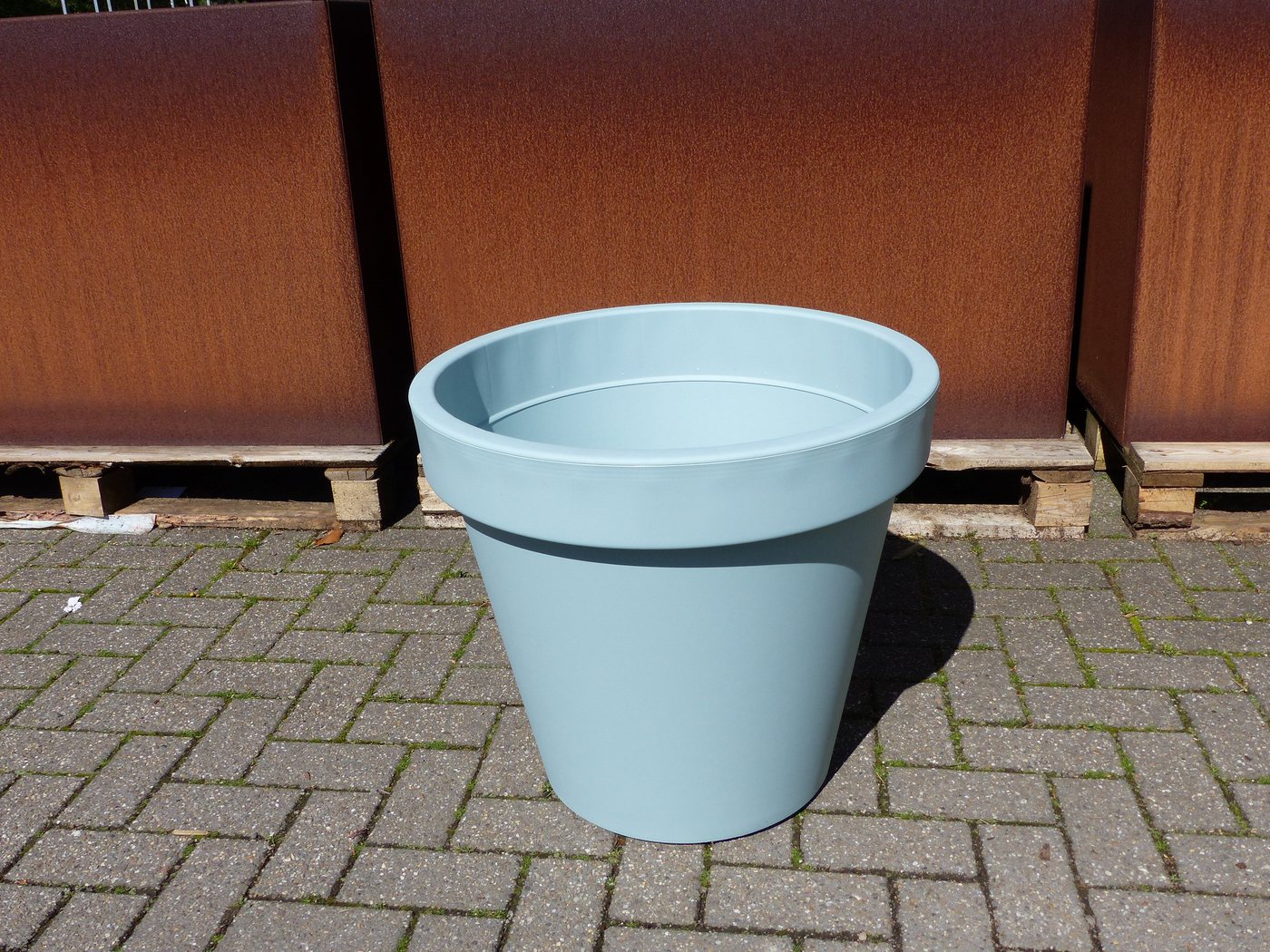 Pflanzkübel E&K, mint, rund Ø 60 cm, Pflanztopf Blumentopf Kübel XXL groß outdoor indoor Bild 2