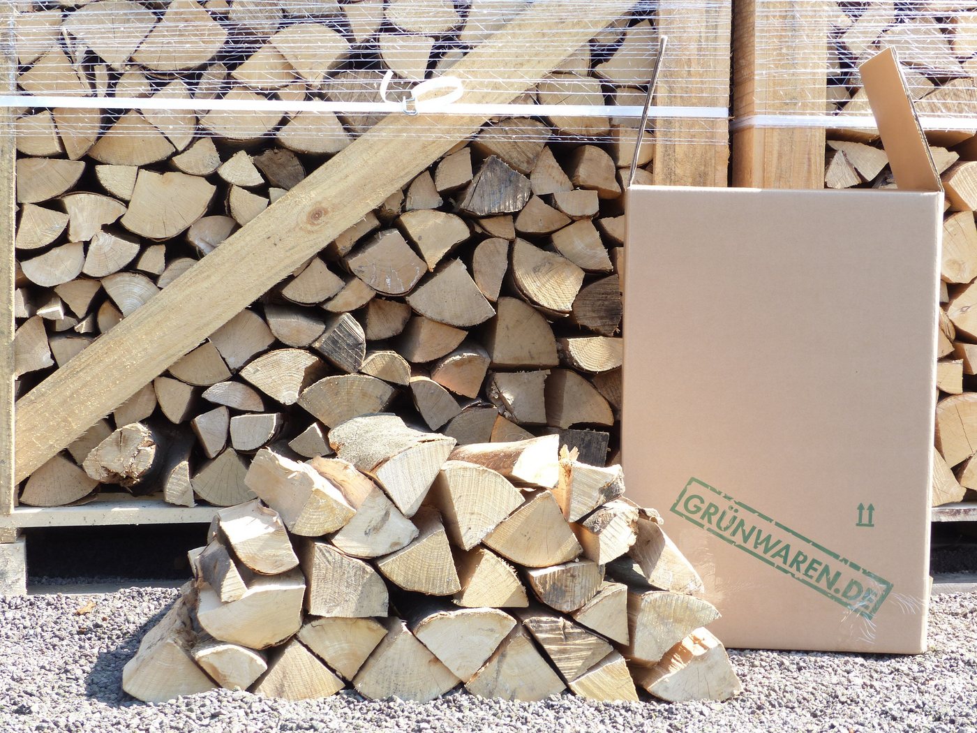 180 kg trockene Buche, Kaminholz Brennholz Feuerholz Hartholz 25 cm Bild 4
