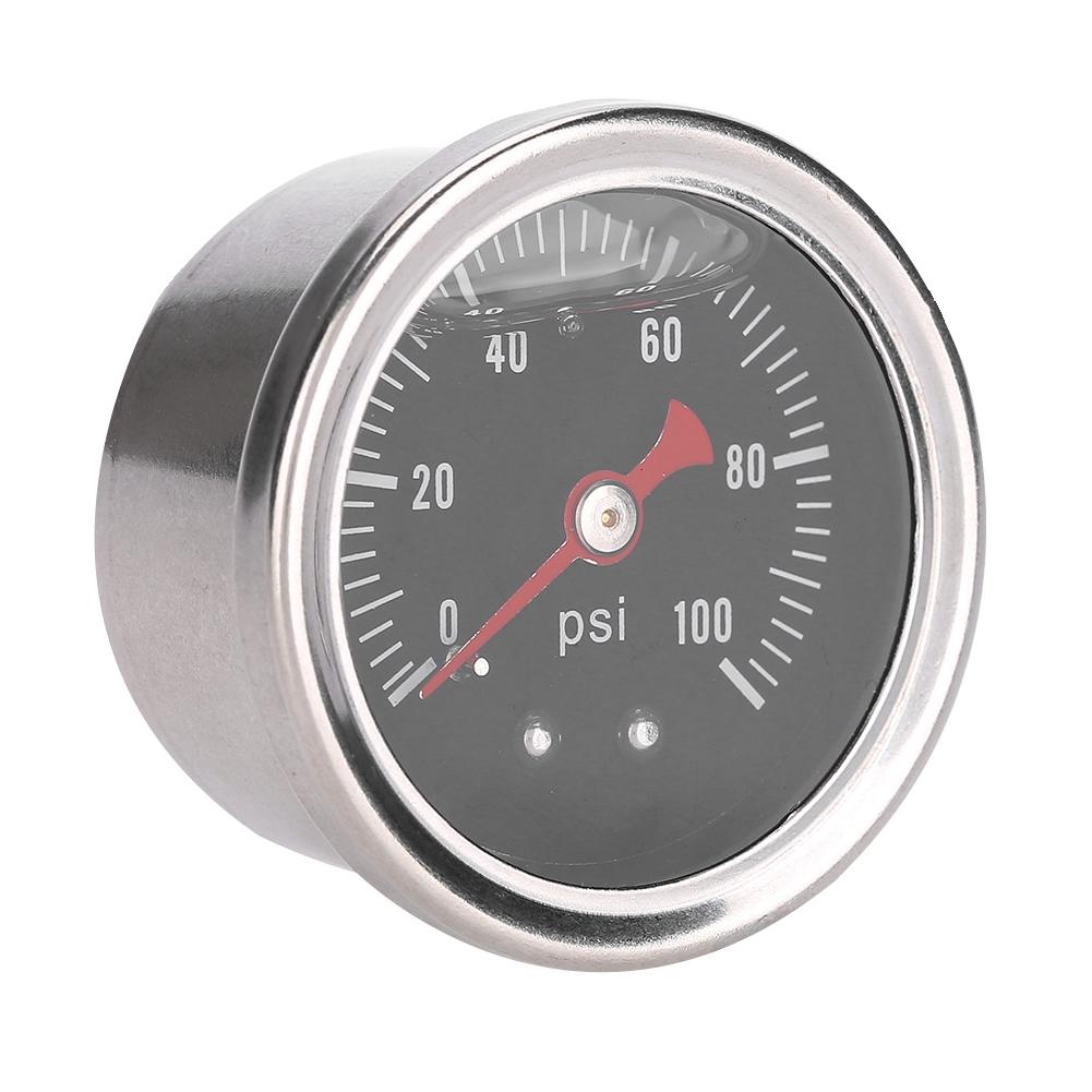 Universeller Kraftstoffdruckregler Für Pkw, 0–100 Psi/bar, Füllstandsanzeige, Kraftstoff-/öldruckmesser