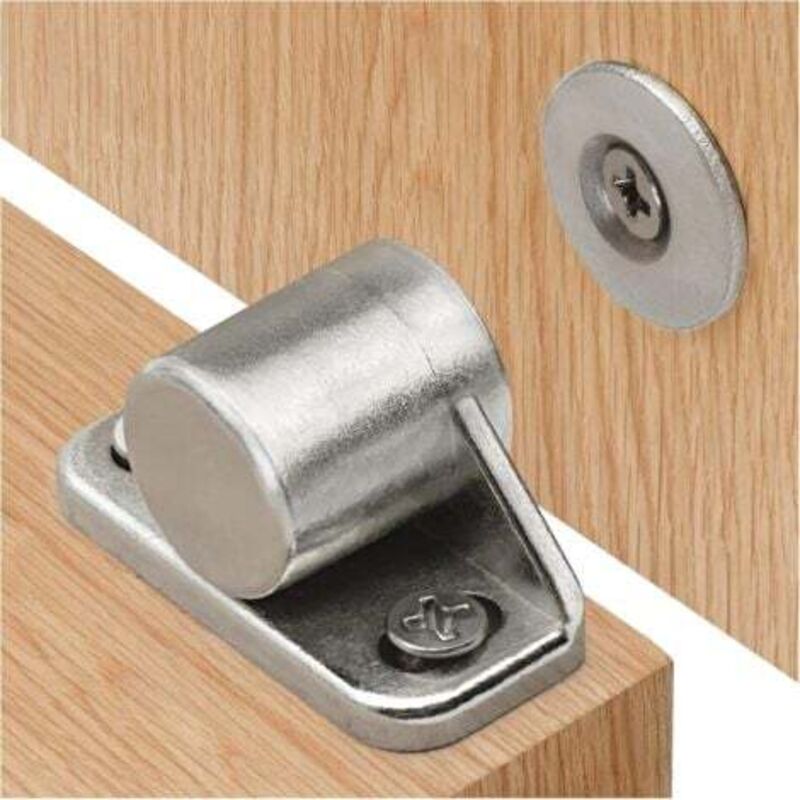 Magnetische Verschlüsse Für Schranktüren, 4er-set, Silberfarben, Mit Schrauben, Magnetverschluss, Starker Magnet Für Schiebetüren, Schubladen, Fenster, Magnetische Schränke