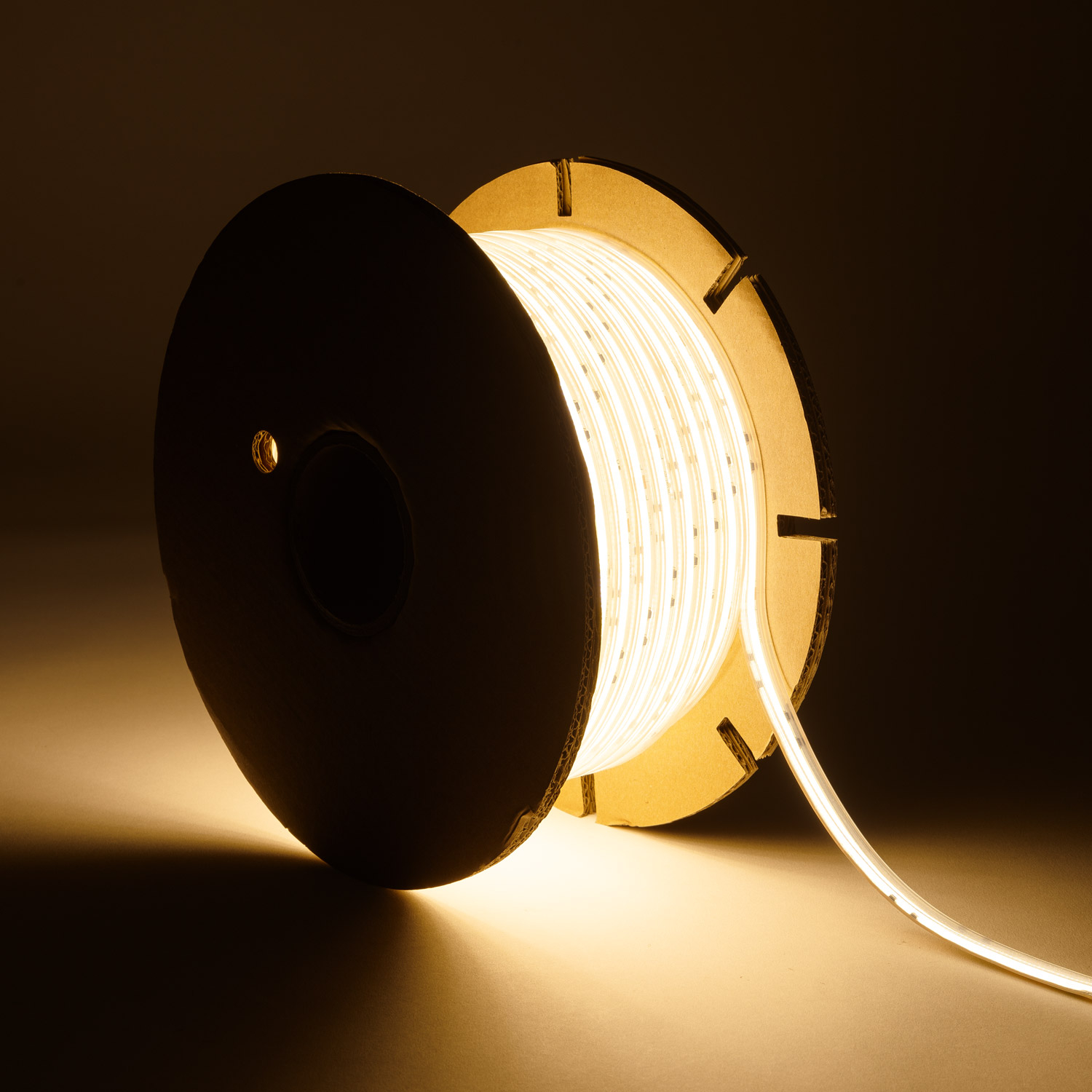 Led Streifenrolle Dimmbar 220v Cob Ohne Gleichrichter Superslim Breite 6,5mm 480 Led/m 20 Meter Ip65 Schnitt 10cm 2700k Warmweiß