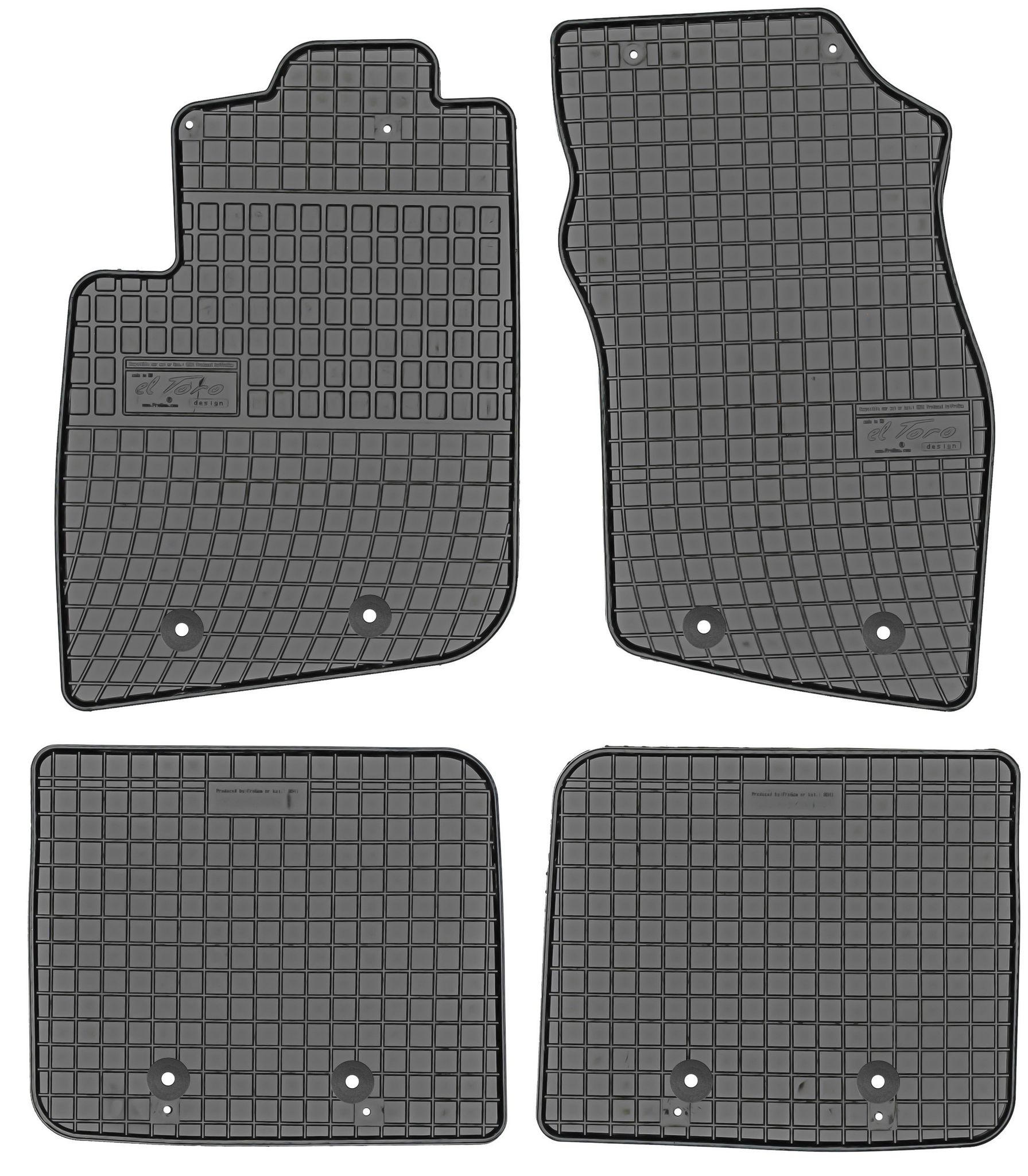 Frogum Et0941 Fußmatten - Volvo V40 I 1995-2004, Vlv, Vorne Und Hinten - Einbau