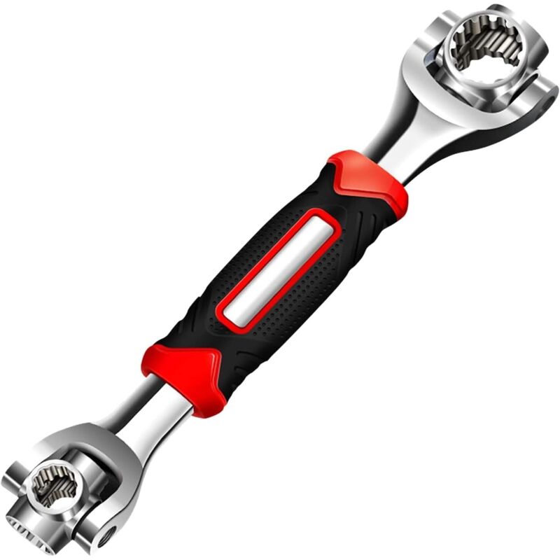 52-in-1 Universal-steckschlüssel. Rotierendes Reparaturwerkzeug Aus Edelstahl. 360°-drehschlüssel.