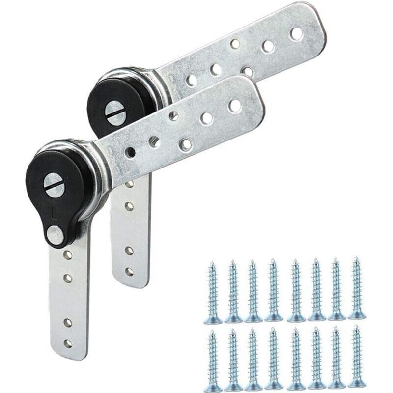 X Verstellbare Möbelscharniere Mit Automatischer Rückstellfunktion, Robuste Scharnierwinkelverstellung, Verstellbar Für Sofa/bett/kleiderschrank/sessel Von 90 Bis 180 Grad